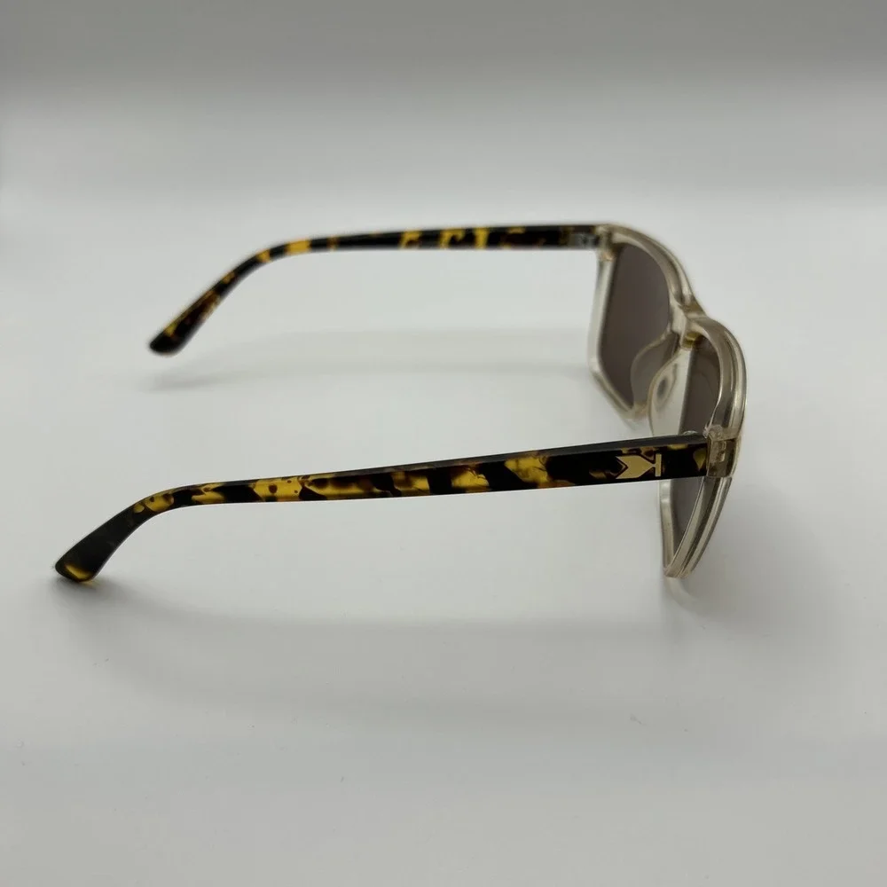 Knockaround Fast Lanes Tortoise/Clear Frame Sunglasses Brown Lenses